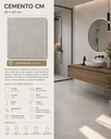 AZULEJO CEMENTO CM 60X60 PORCELANICO (POR CAJA=1,44M2)