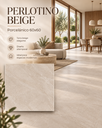 AZULEJO PERLOTINO BEIGE 60X60 PORCELANICO(POR CAJA)