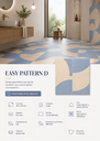 AZULEJO EASY PATTER 45X45 PASTA ROJA(POR CAJA=1,42M2)
