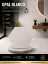 AZULEJO OPAL WHITE 28X33 PORCELANICO(POR CAJA≈1M2)